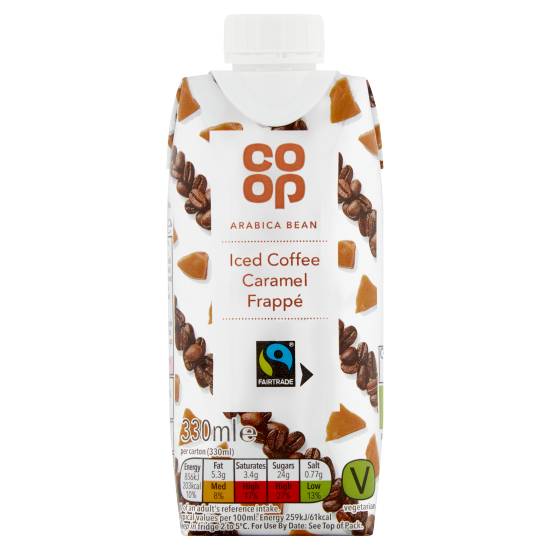 Co-op Caramel, Fairtrade Frappé Iced Coffee (330ml)