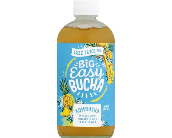 Big Easy · Bucha Pineapple & Elderflower Infused Kombucha (16 fl oz)