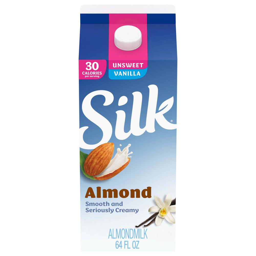 Silk Dairy Free Unsweetend Vanilla Almondmilk (0.5 gal)