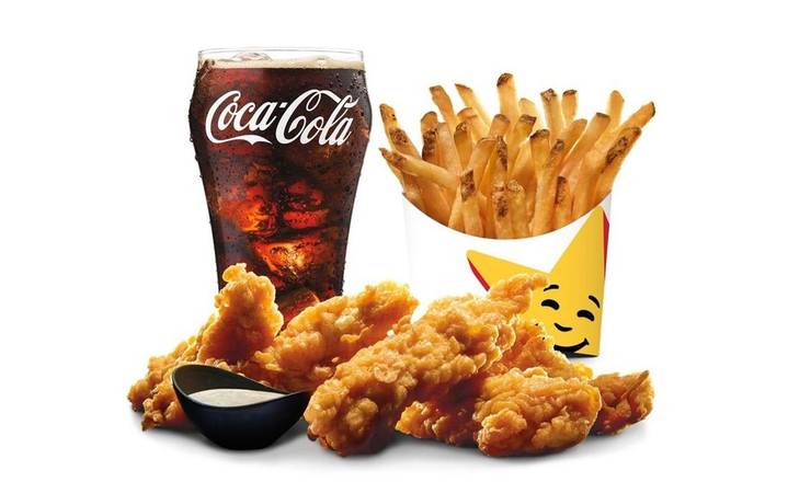 5 PC Hand-Breaded Chicken Tender Combo