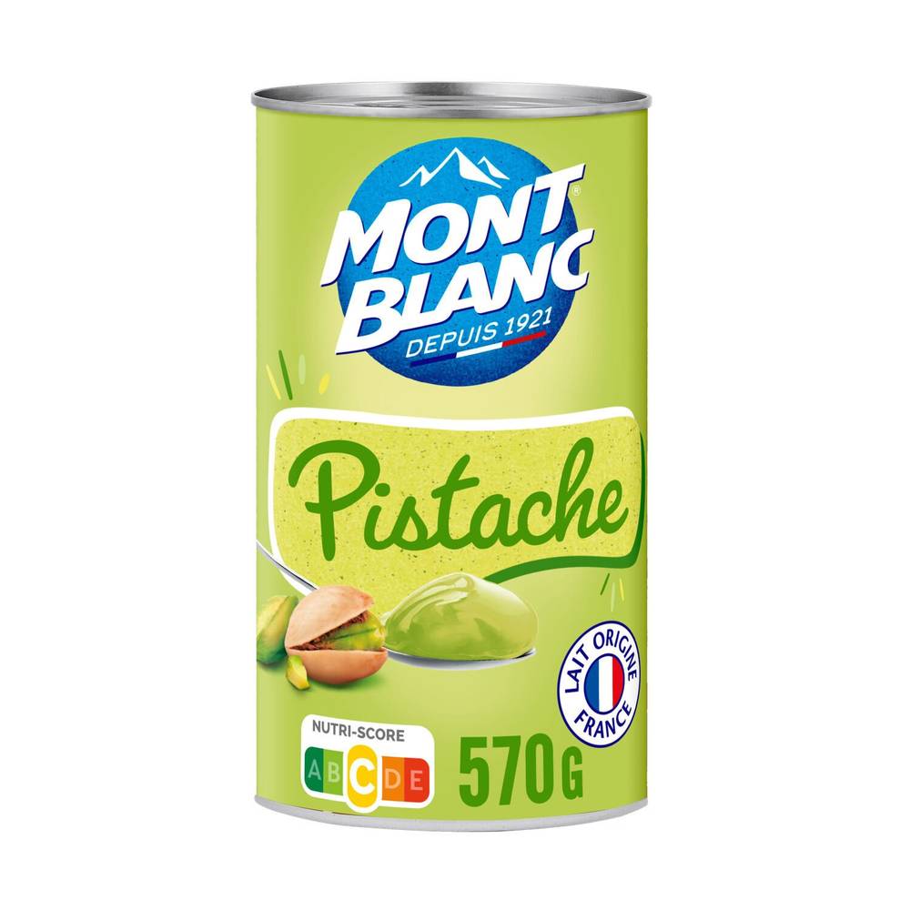 Mont Blanc - Crème dessert pistache
