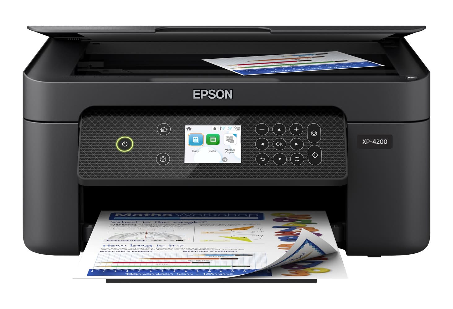 Epson Expression Home Wireless Inkjet All-In-One Color Printer, Black