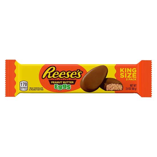 Reese's Easter King Size Milk Chocolate and Peanut Butter Eggs