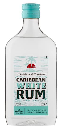 Morrisons Caribbean White Rum (350ml)