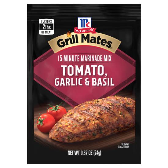 Mccormick Grill Mates Tomato Garlic & Basil Marinade Mix