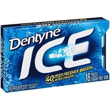Dentyne Ice - Ice Peppermint - 16 Pc (12 Units)