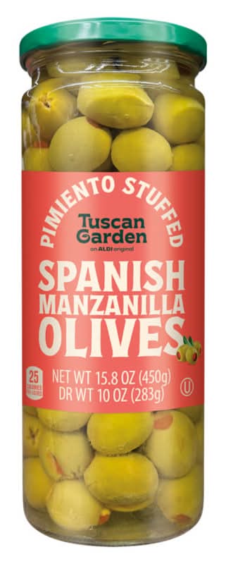 Tuscan Garden Stuffed Manzanilla Olives with Pimiento