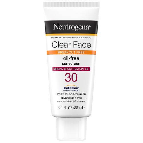 Neutrogena Clear Face Liquid Lotion Sunscreen With SPF 30 - 3.0 fl oz