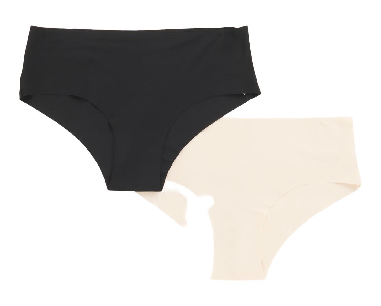 Carisma Women's Invisible Hipster Underwear, 3-Pack (M, Black)