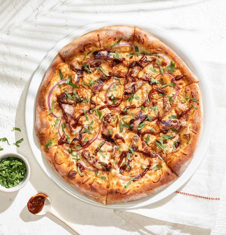 THE ORIGINAL BBQ CHICKEN PIZZA