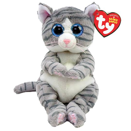 Ty Beanie Babies Mitzi Gray Cat, Regular