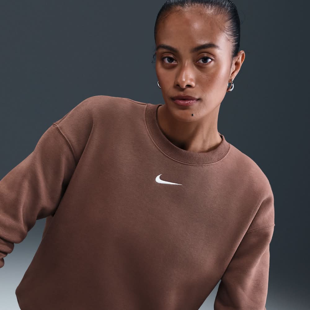 nike brown sweatshirt womens