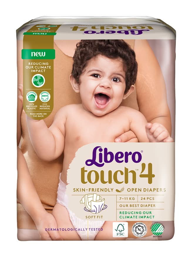 Libero 麗貝樂 嬰兒紙尿褲4號M24 (24 入)