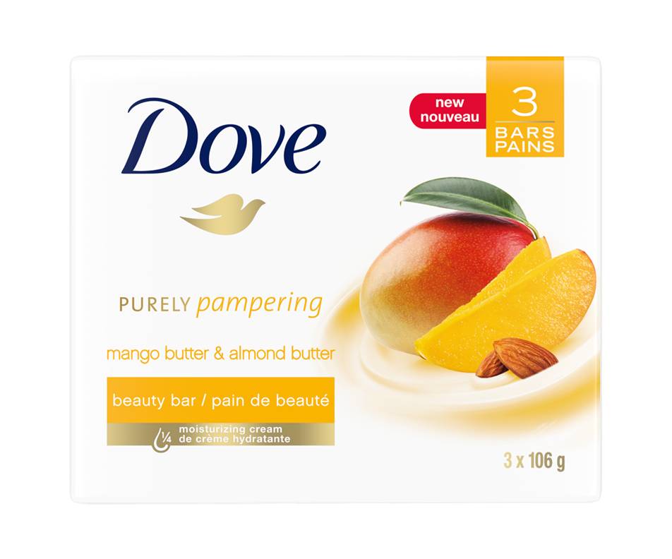 Dove Mango Butter and Almond Butter Glowing Beauty Bar (3 units)