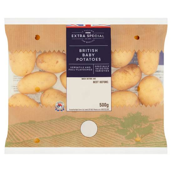 ASDA Extra Special British Baby Potatoes 500g