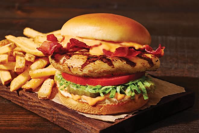 Spicy Honey Mustard Grilled Chicken Sandwich