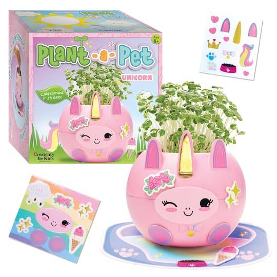 Creativity For Kids Plant-A-Pet Kawaii Unicorn Kit