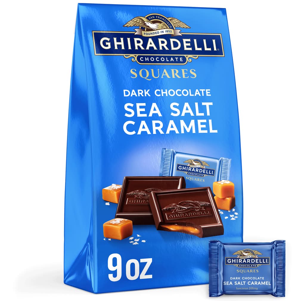 Ghirardelli Dark Chocolate Sea Salt Caramel (9 oz)