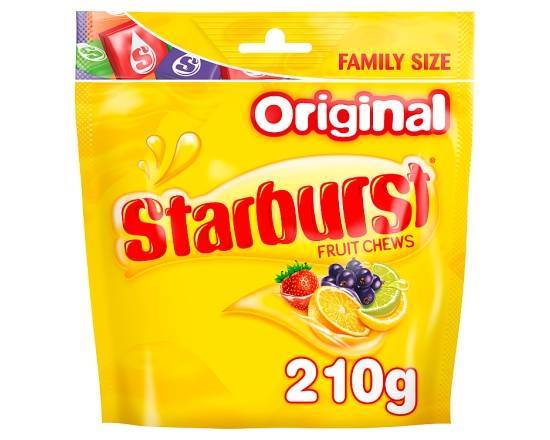 Starburst Original Fruit Chews Sweets Pouch Bag 210g