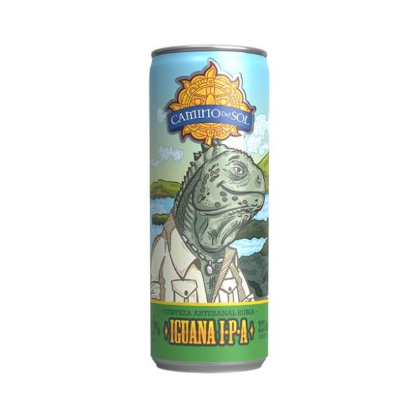 Cerveza Artesanal Iguana 355 Ml Lata