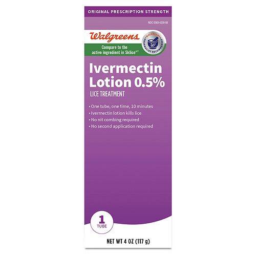 Walgreens Ivermectin Lotion - 4.0 oz
