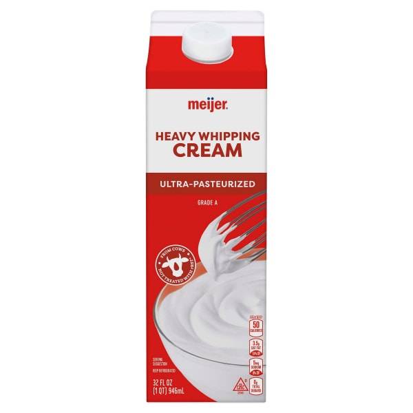 Meijer Heavy Whipping Cream, Q (quart)