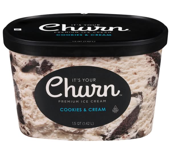 It's Your Churn Premium Ice Cream Cookies & Cream (1.5 qt)