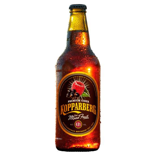 Kopparberg Premium Cider With Mixed Fruit Single Bottle 500ml
