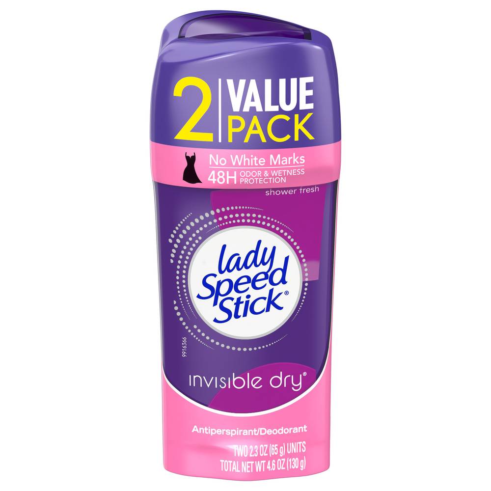 Lady Speed Stick Invisible Dry Shower Fresh Antiperspirant/Deodorant