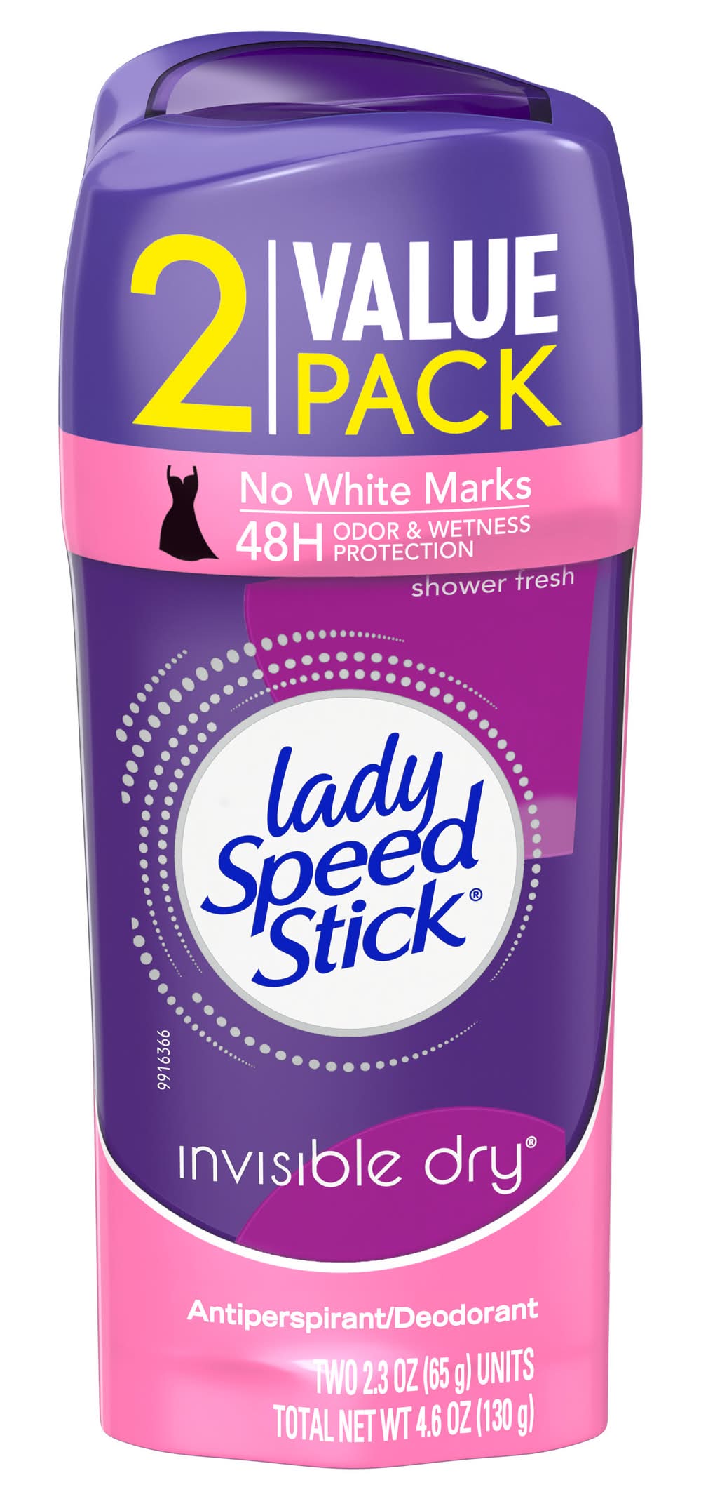 Lady Speed Stick Invisible Dry Shower Fresh Antiperspirant/Deodorant (4.6 oz)