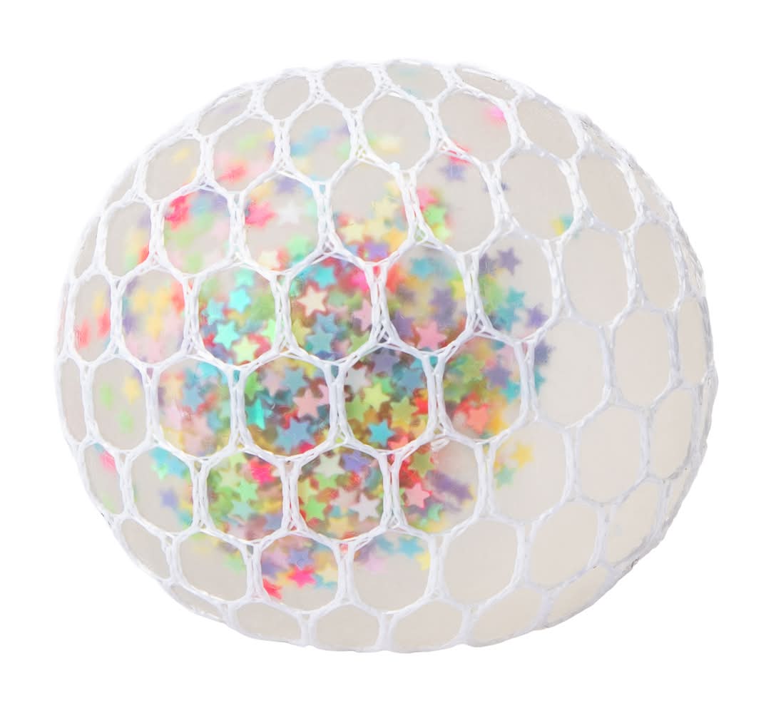 Mesh Squeezeballs Squishy Toy (Styles May Vary) Clear
