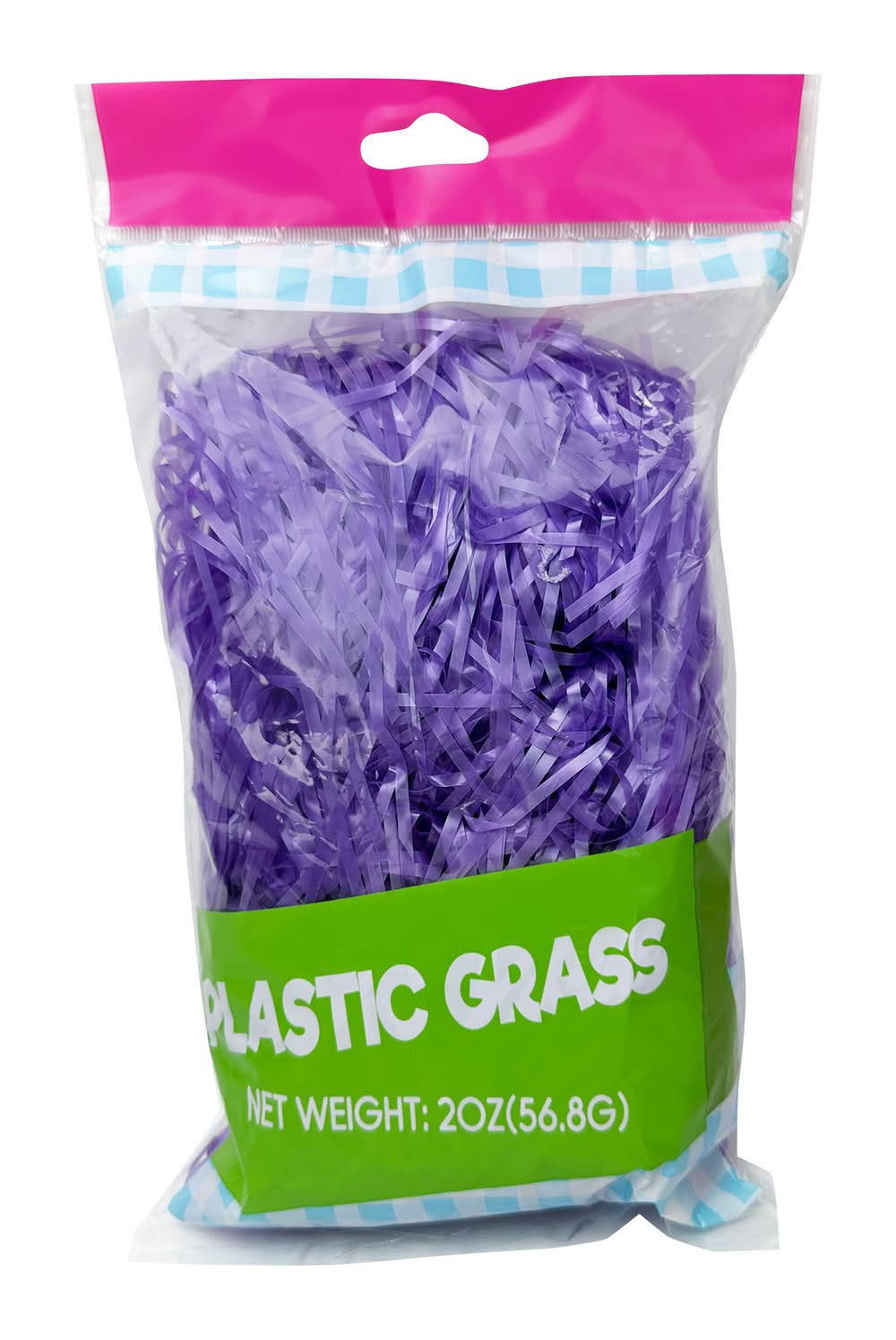 Plastic Easter Grass 2oz Purple