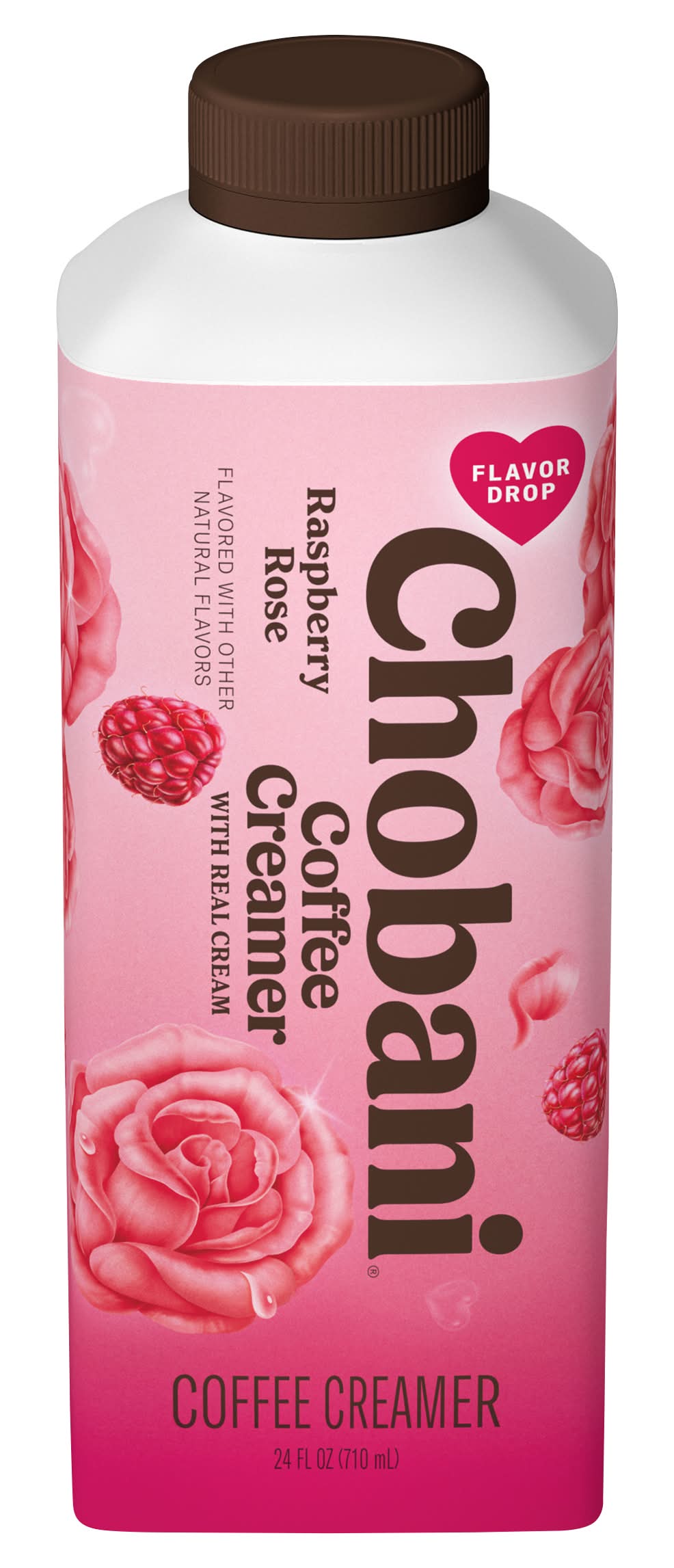 Chobani Flavor Drop Coffee Creamer, Raspberry Rose (24 fl oz)