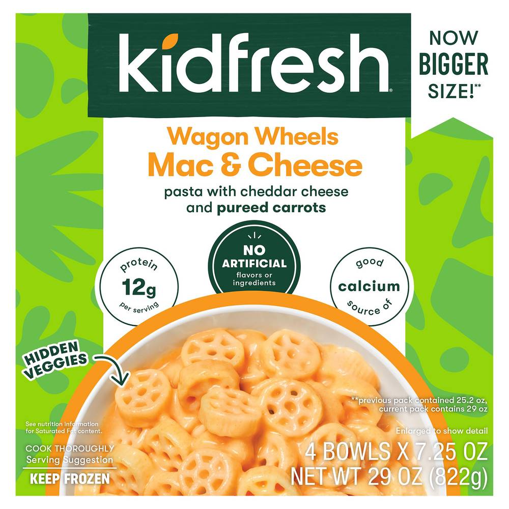 Kidfresh Wagon Wheels Mac & Cheese (1.81 lbs)