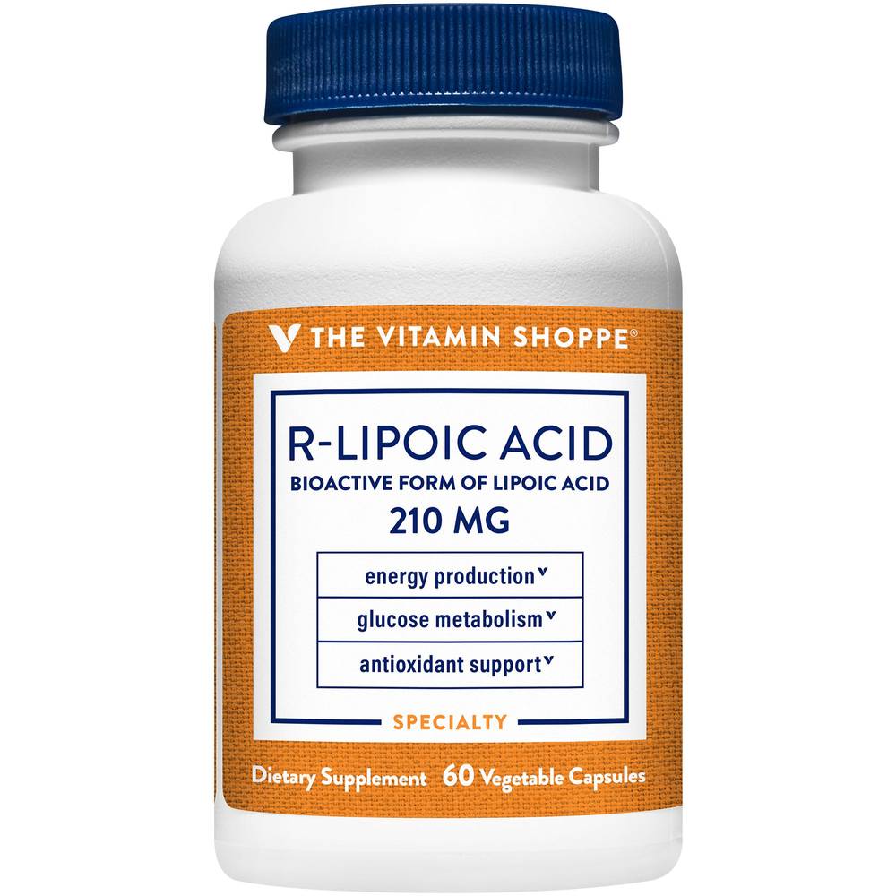 The Vitamin Shoppe R-Lipoic Acid Antioxidant Vegetable Capsules (60 ct)