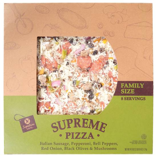 Signature Cafe Family Size Supreme Pizza (41.9 oz)