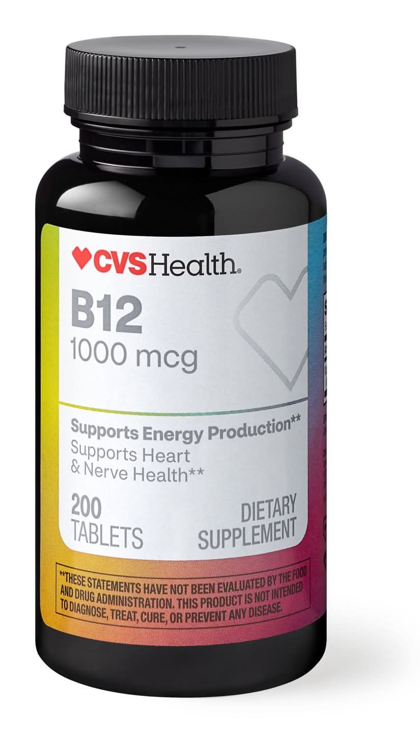 CVS Health Vitamin B12 Energy Metabolism’ Dietary Supplement (200 ct)
