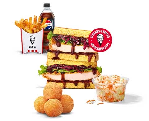 Teriyaki Sando Combo