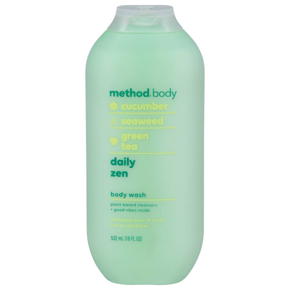 Method Cucumber Seaweed & Green Tea Daily Zen Body Wash