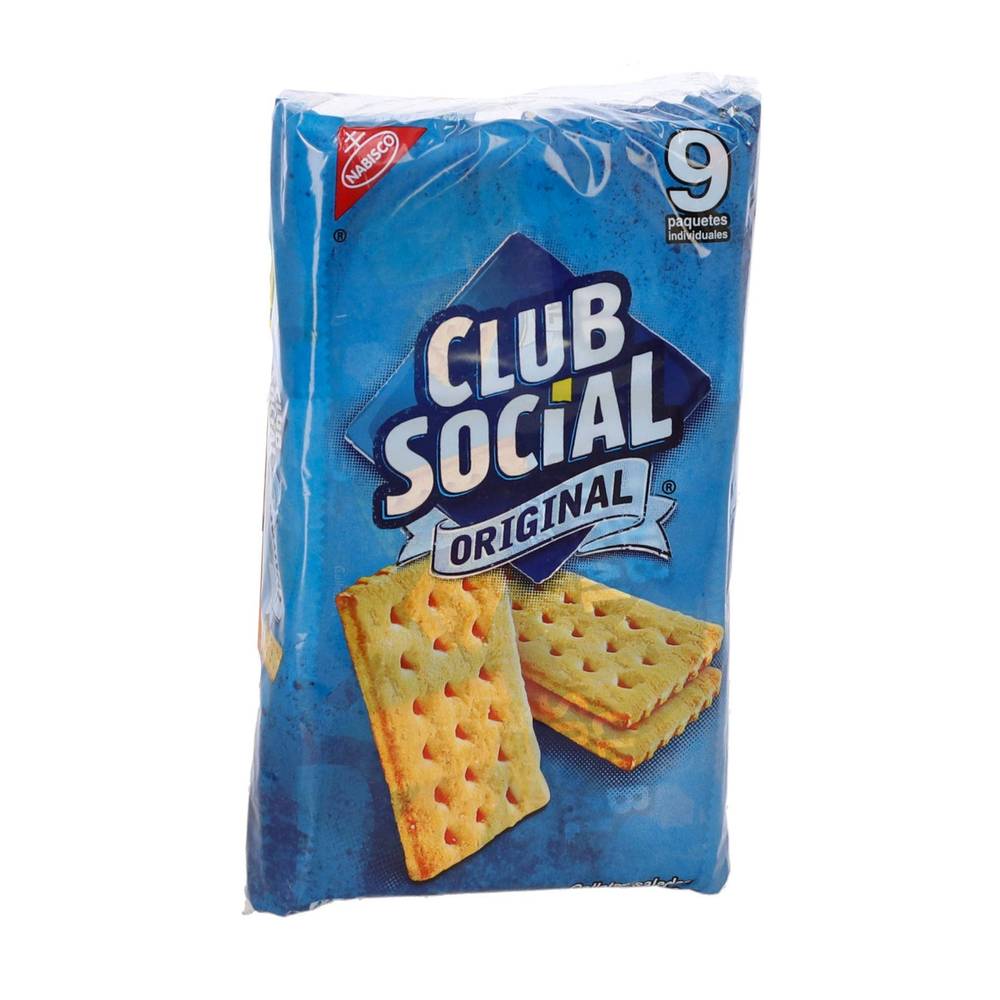 Galleta Club Social Original 9 Paquetas