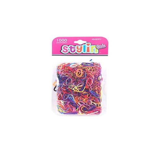 Stylin' Girls' Mini Plastic Hairbands (3.6 oz)