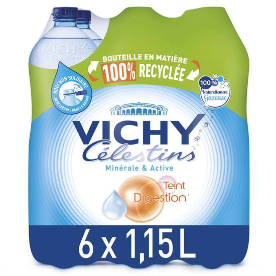 Vichy Eau gazeuse Vichy Celestin  1,15L