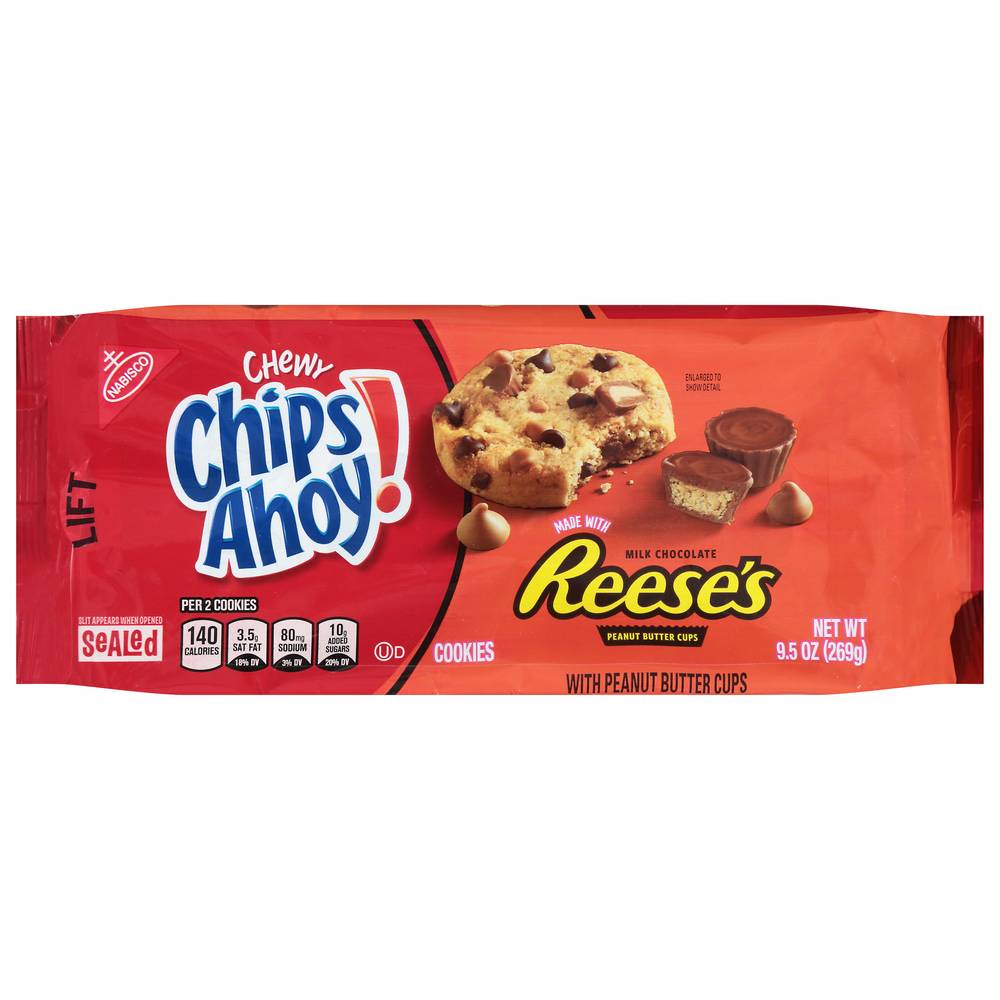 Chips Ahoy! Chewy Reese's Peanut Butter Cups Cookies (9.5 oz)