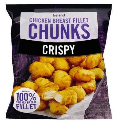 Iceland Crispy Chicken Breast Fillet Chunks