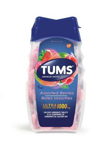 Tums Antacid For Heartburn Relief Tablets 1000 mg (75 g)