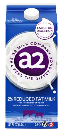 The a2 Milk Company 2% Reduced Fat Milk (59 fl oz)