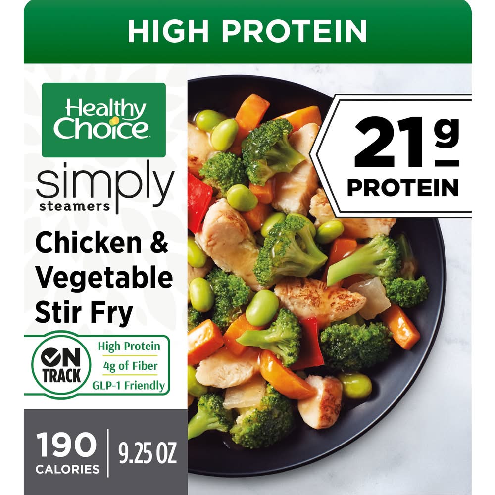 Healthy Choice Simply Steamers Meal Stir Fry, Chicken & Vegetable (9.25 oz)