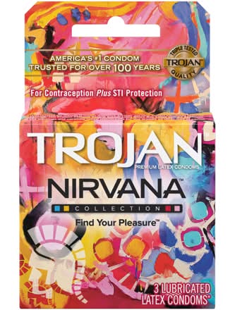 Trojan Nirvana Collection Variety Pack Condoms 1 box