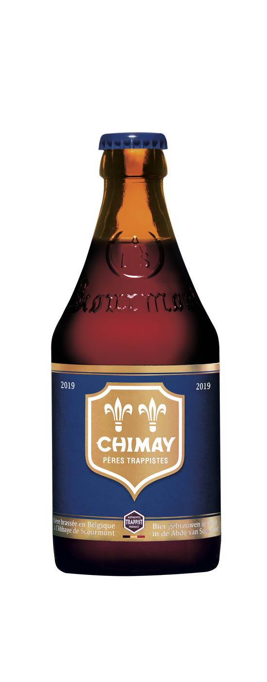 Chimay - Bière bleue trappiste belge 2019 (330 ml)