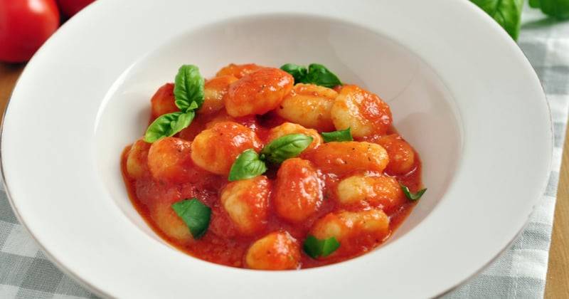 Gnocchi sauce tomates Parmesan